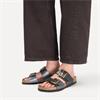 Birkenstock Sydney Lux Buckle Birko-Flor - Metallic Black